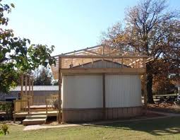 mobile home roofover with metal roofing
