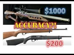 ruger 10 22 accuracy 200 factory vs