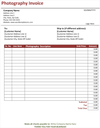 5 Photography Invoice Templates To Make Quick Invoices