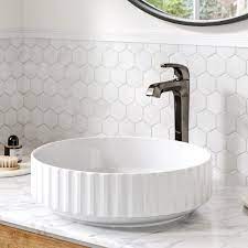 Bathroom With A New Vessel Sink