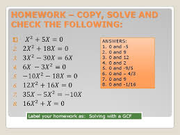 sec 10 solving quadratic equations by