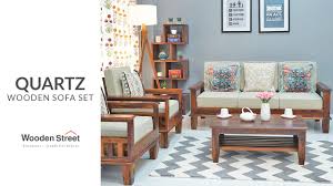 quartz wooden sofa set latest wooden