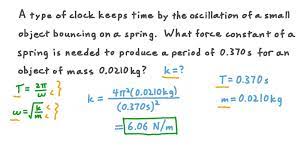 Calculating Spring Constant