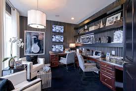 30 black and white home offices that