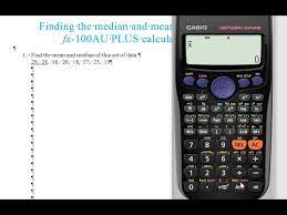 an using an fx 82 au calculator