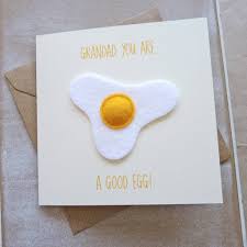 handmade good egg father s day card