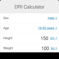 dri calculator tary reference intakes