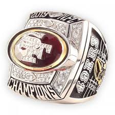san francisco 49ers nfc chions ring