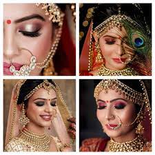 customary indian bridal makeup looks