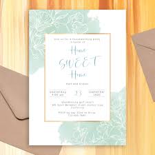housewarming invitations customize