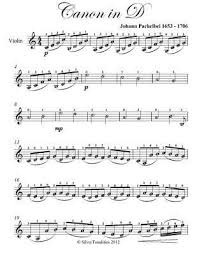 In this video, i break up the music into groups of four and i show you how the hands line up with each other. Canon In D Easy Violin Sheet Music By Johann Pachelbel