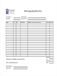 Requisition Form Template Job Excel Simple Doc Free Purchase