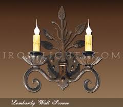 Wrought Iron Wall Sconce Iron Gallery