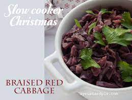 Braised Red Cabbage Recipe Slow Cooker gambar png