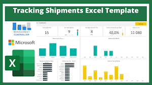 tracking shipments excel template