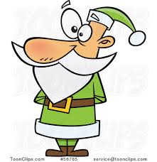 Unfollow green santa costume to stop getting updates on your ebay feed. Cartoon Christmas Santa Claus Standing In A Green Suit 56785 By Ron Leishman