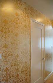golden metallic wall paint