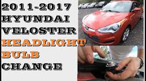 How To Replace Headlight Bulb In Hyundai Veloster 2011 2017