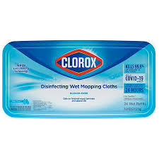 clorox disinfecting wet mopping cloths