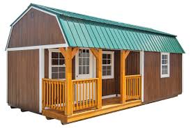 corner porch lofted barn cabin f4