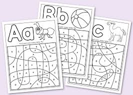 This collection includes mandalas, florals, and more. Free Printable Alphabet Coloring Book Kara Creates