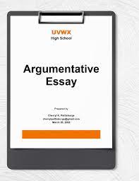 writing essay outline template