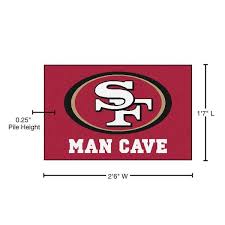 Fanmats Nfl San Francisco 49ers Red Man