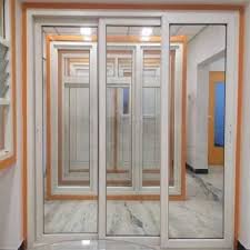 White Upvc Glass Sliding Patio Doors