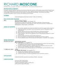 Dental assistant resume template (text format). Objective For Dental Assistant Resume With Experience Hudsonradc