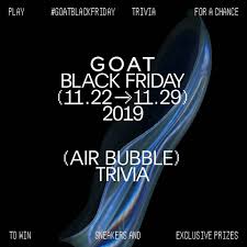 Every time you play fto's daily trivia game, a piece of plastic is removed from the ocean. Trapp Sole Goatblackfriday Facebook