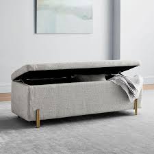 Shop our great assortment of benches, storage benches, and bedroom benches at walmart.com. Mod Storage Bench 137 Cm West Elm United Kingdom