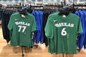 The 2019 mavericks city edition jersey weaves deep into the fabric of the dallas community, highlighting an eclectic arts scene that combines both the pride of the city and this team. Dallas Mavericks Green Hardwood Classics T Shirt Jerseys Are Now Available Mavs Moneyball