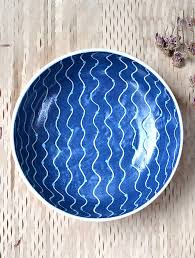 indigo stoneware ceramic azulio