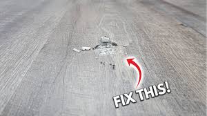 replace damaged laminate vinyl plank