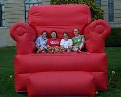 giant inflatable chair photobooths