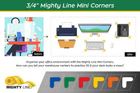 mighty line mini corners floor tape angle