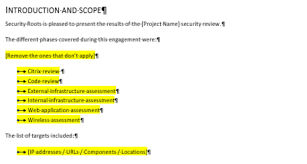 Project summary report sample  nfgaccountability com 