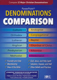 Denominations Comparison Powerpoint Cd Rom