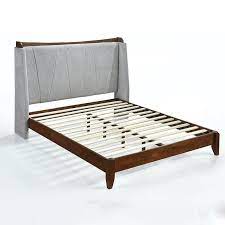 Navy Solid Wood Queen Size Bed Frame