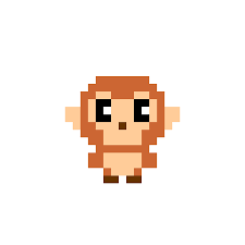 Pixelated Monkey