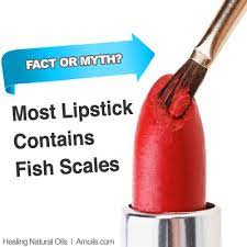 lipstick contains fish scales fact or