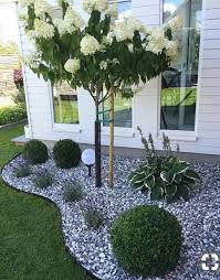 They are an atemporal solution for most ground coverings. Excited Front Yard Landscaping Ideas With White Rocks Decor Renewal