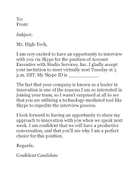 38 professional interview acceptance