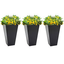 Outsunny 28 Tall Plastic Planters 3