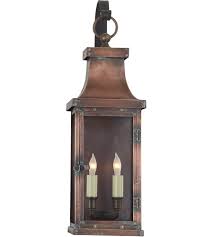 23 Inch Natural Copper Outdoor Wall Lantern