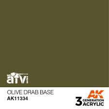 Ak 11334 Olive Drab Base 3rd