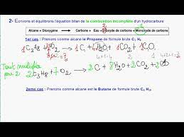 Equilibrer Equation Bilan Combustion