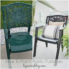 Paint Plastic Furniture A Makeover