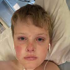 11 year old boy became critically ill