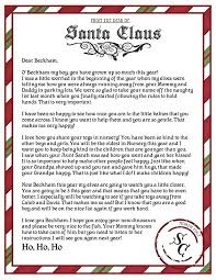 Template Printable Santa Letter Webbacklinks Info